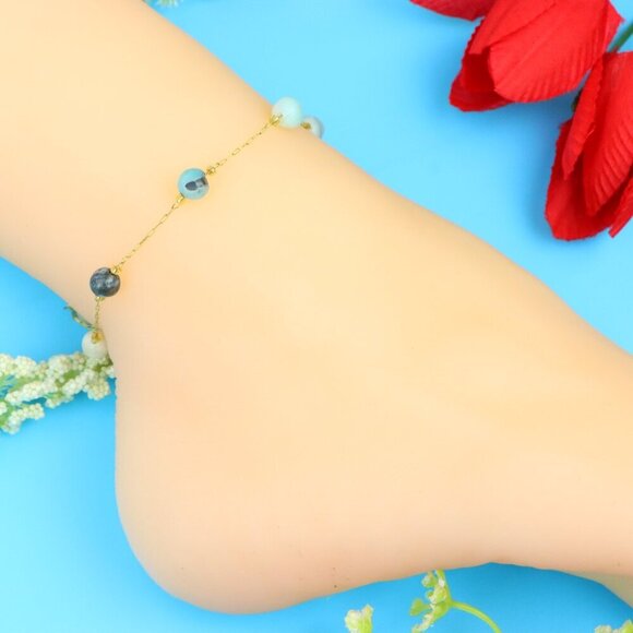 Elegant Handmade Anklet – Perfect for Women & Girls | Ideal Gift Option, DYC1445 - Picture 3 of 6
